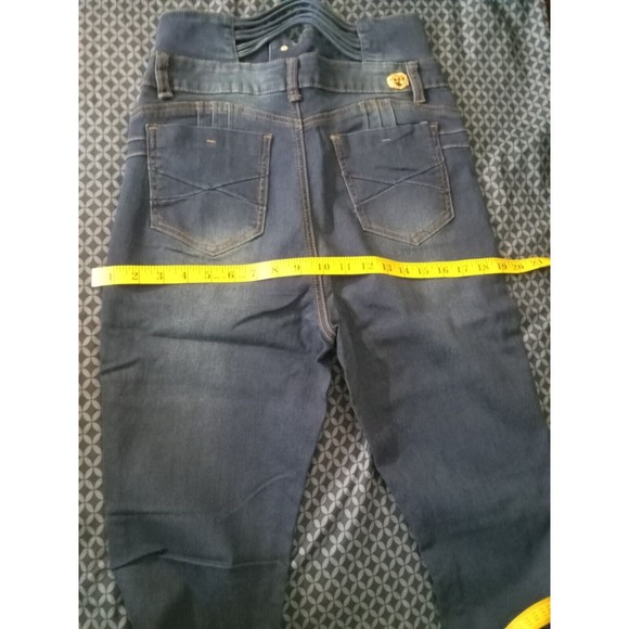 CUTIE PIE JEANS COLOR DARK DENIM , STRETCH  SIZE (13) Flared - Picture 6 of 6